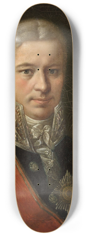 Jzef Brodowski - Portrait of Miczyski, voivode 8.25 inch art skate deck Jzef Brodowski - Portrait of Miczyski, voivode 8.25 inch art skate deck