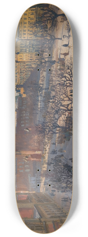 Jzef Mehoffer - Main Market Square in Krakow 8.25 inch art skate deck