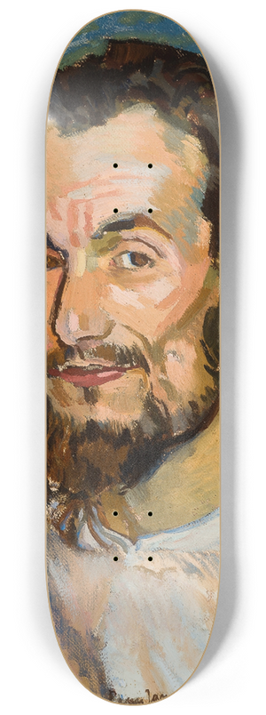 Jzef Mehoffer - Portrait of Jan Hopliski 8.25 inch art skate deck