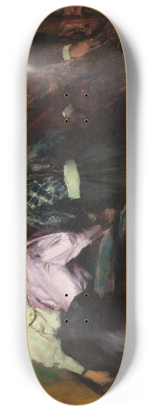 Jzef Mehoffer - Sketch to the Painting Conversation 8.25 inch art skate deck