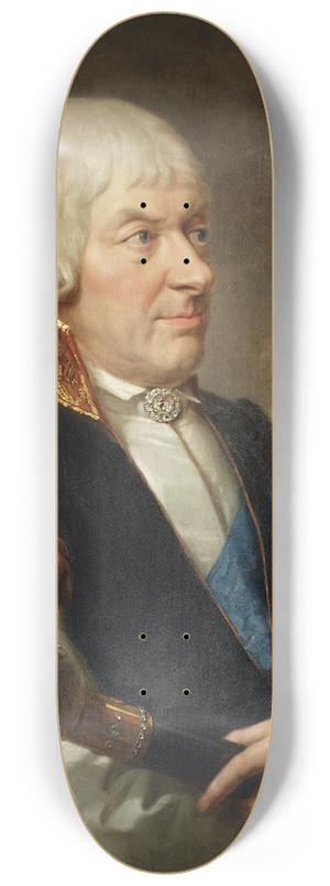 Jzef Pitschmann - Portrait of Micha Kazimierz Ogiski (17281800), hetman of the Duchy of Lithuania 8.25 inch art skate deck