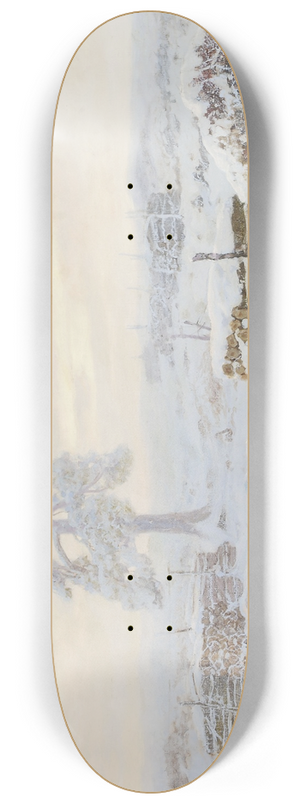 Jzef Rapacki - Winter landscape 8.25 inch art skate deck