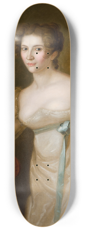 Jzef Rejchan - Portrait of Apolonia Kamiska ne Sokoowska 8.25 inch art skate deck