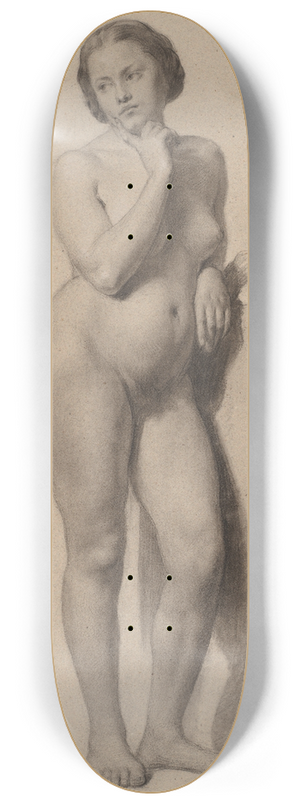 Jzef Simmler - Female nude study 8.25 inch art skate deck