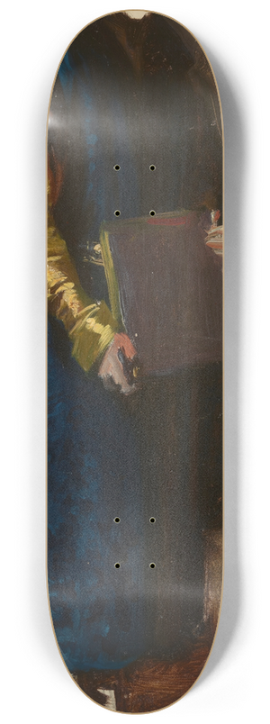 Jzef Simmler - Jako of Tczyns Garment. Study to the Painting The Oath of Queen Jadwiga 8.25 inch art skate deck Jzef Simmler - Jako of Tczyns Garment. Study to the Painting The Oath of Queen Jadwiga 8.25 inch art skate deck