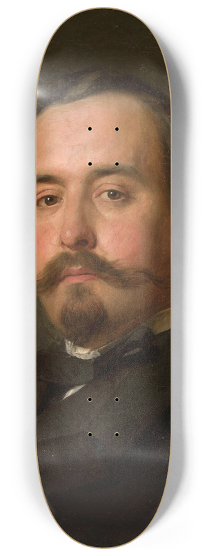Jzef Simmler - Portrait of Juliusz Kossak 8.25 inch art skate deck Jzef Simmler - Portrait of Juliusz Kossak 8.25 inch art skate deck