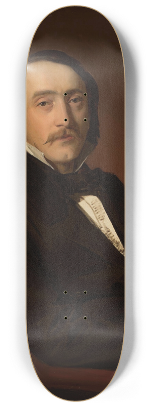 Jzef Simmler - Portrait of Nikodem Biernacki 8.25 inch art skate deck