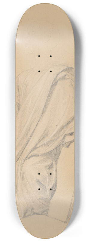 Jzef Simmler - Study of Moses robes for the painting The Immaculate Conception of the Blessed Virgin Mary 8.25 inch art skate deck Jzef Simmler - Study of Moses robes for the painting The Immaculate Conception of the Blessed Virgin Mary 8.25 inch art skate deck