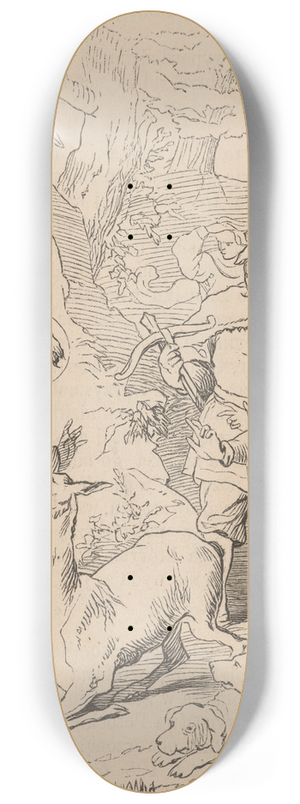 Jzef Simmler - w. Franciszek z Asyu (1181 lub 1182  1226 Asy)  Scena z ycia w. Franciszka z Asyu  Ocalenie ani 8.25 inch art skate deck