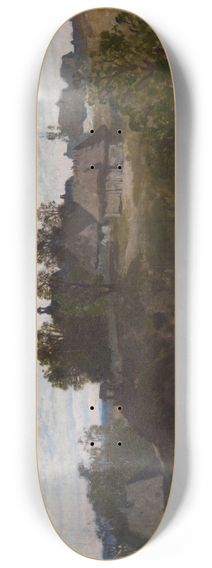 Jzef Szermentowski - Polish Village 8.25 inch art skate deck