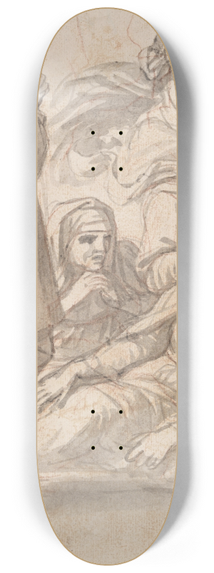 Andrea Mantegna - The Entombment ofChrist 8.25 inch art skate deck