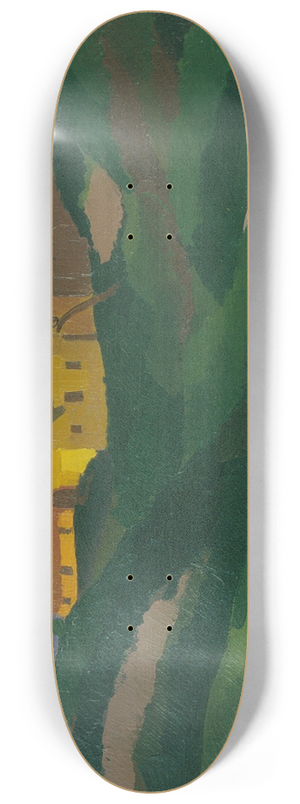 Jzsef Nemes Lamprth - On the Slopes of Gellrt Hill 8.25 inch art skate deck