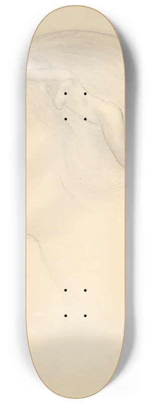 Kahlil Gibran - Profile and SuperimposedFigure 8.25 inch art skate deck