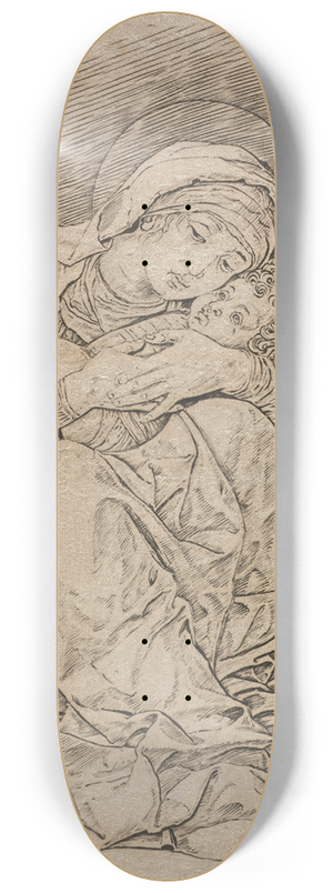 Andrea Mantegna - Virgin and Child 8.25 inch art skate deck Andrea Mantegna - Virgin and Child 8.25 inch art skate deck