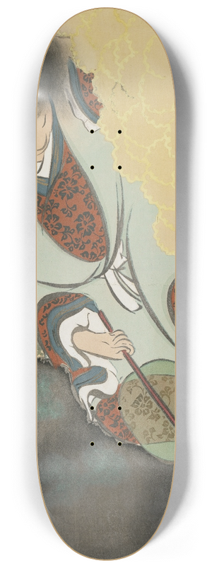 Kamisaka Sekka - Chrysanthemum Boy (Kikuji doji) 8.25 inch art skate deck