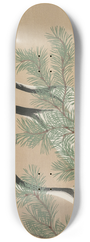 Kamisaka Sekka - Cranes (Tsuru) 8.25 inch art skate deck