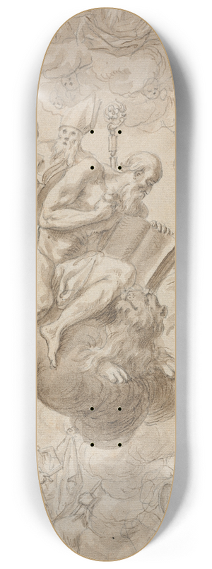 Karel krta - Ascension of Saint Jerome 8.25 inch art skate deck