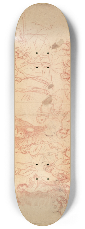 Karel krta - Figure Studies 8.25 inch art skate deck