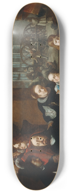 Karel krta - The Family of Precious Stone Cutter Dionysius Miseroni 8.25 inch art skate deck