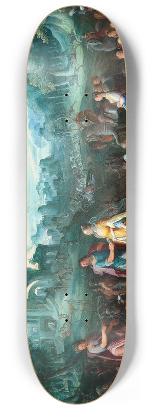 Karel Van Mander - The Continence of Scipio 8.25 inch art skate deck