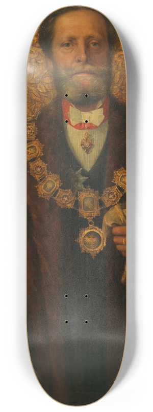 Karl Friedrich Gsur - Dr. Karl Lueger, Brgermeister von Wien 8.25 inch art skate deck