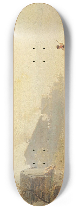 Karl Girardet - Unloading The Catch 8.25 inch art skate deck Karl Girardet - Unloading The Catch 8.25 inch art skate deck