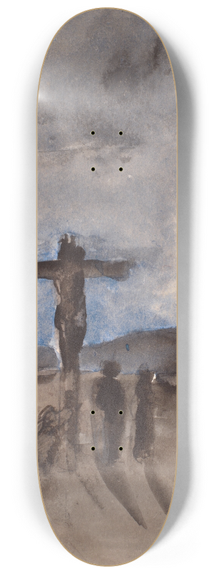 Karl Isakson - Kristus p korset 8.25 inch art skate deck