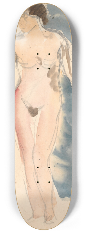 Karl Isakson - Stende kvindelig model 8.25 inch art skate deck Karl Isakson - Stende kvindelig model 8.25 inch art skate deck