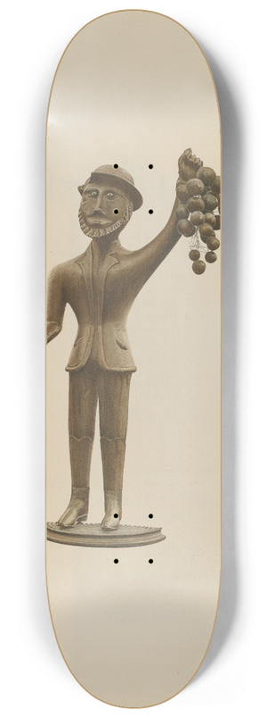 Karl J. Hentz - Tavern Sign Figure 8.25 inch art skate deck