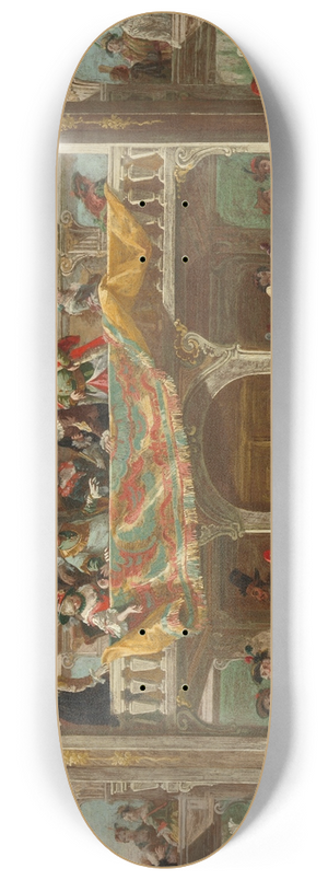 Andreas Altomonte - A Masked Ball in Bohemia 8.25 inch art skate deck
