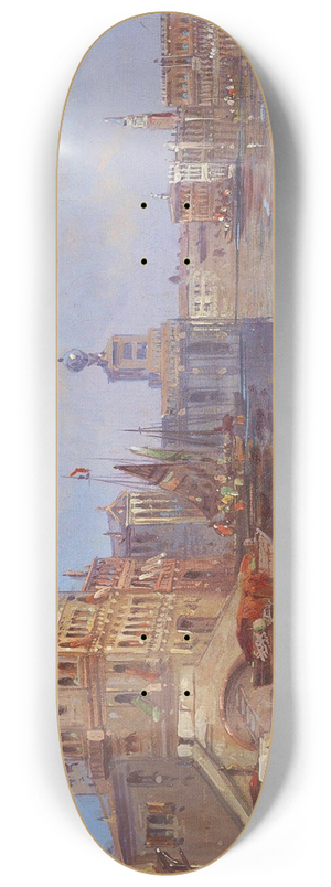 Karl Kaufmann - Venetian Scene 8.25 inch art skate deck