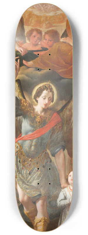 Karl Santner - langelo custode 8.25 inch art skate deck Karl Santner - langelo custode 8.25 inch art skate deck