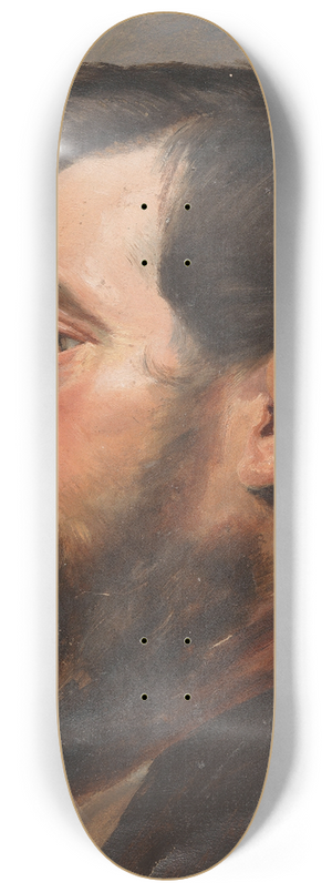 Karl Theodor von Piloty - Mnnerkopf im Profil 8.25 inch art skate deck