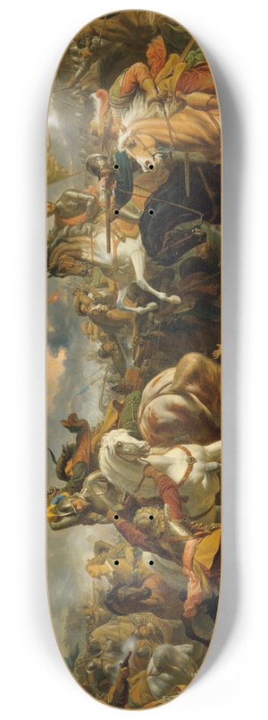 Karl von Blaas - Der Sieg des sterreichischen Heeres ber die Schweden bei Nrdlingen 1634 8.25 inch art skate deck