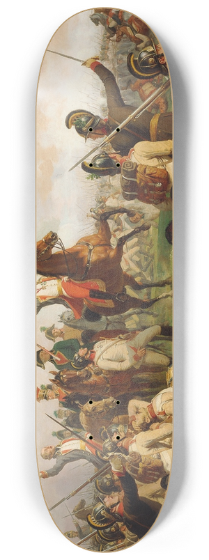 Karl von Blaas - Erzherzog Karl von sterreich in der Schlacht bei Aspern 8.25 inch art skate deck