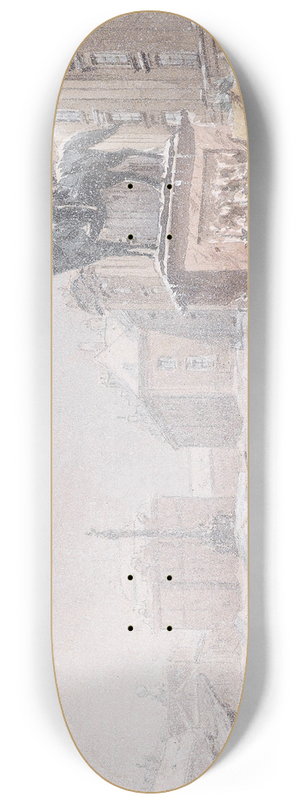 Karl Wenzel Zajicek - Christkindlmarkt Am Hof 8.25 inch art skate deck