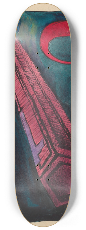 Karl Wiener - Beendet 8.25 inch art skate deck