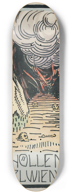 Karl Wiener - Das Hllentor 8.25 inch art skate deck