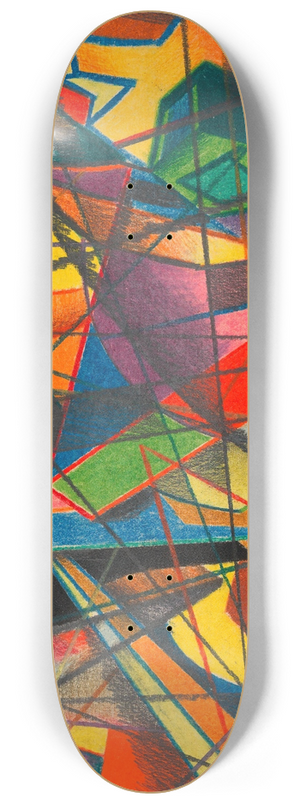Karl Wiener - Deformation I 8.25 inch art skate deck
