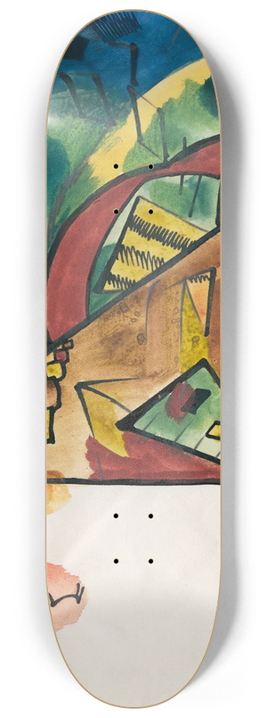 Karl Wiener - Deformation II 8.25 inch art skate deck