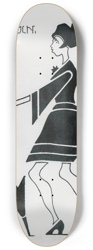 Karl Wiener - Der Backfisch 8.25 inch art skate deck