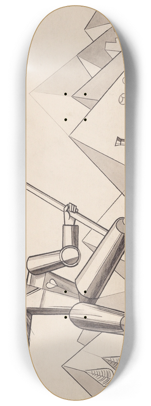 Karl Wiener - Der Fahnentrger 8.25 inch art skate deck