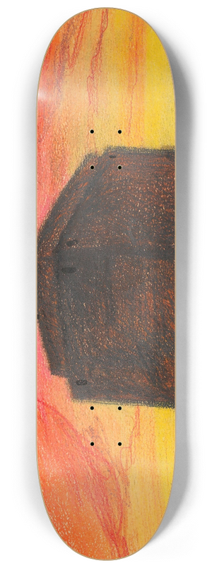 Karl Wiener - Die Pulverflagge 8.25 inch art skate deck