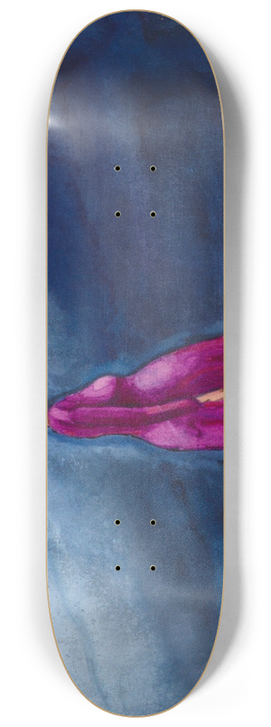 Karl Wiener - Die Schwangere 8.25 inch art skate deck