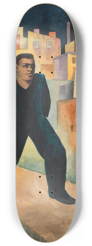 Karl Wiener - In memoriam; Trakl 8.25 inch art skate deck