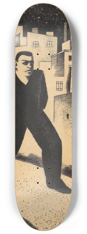 Karl Wiener - In memoriam; Trakl 8.25 inch art skate deck