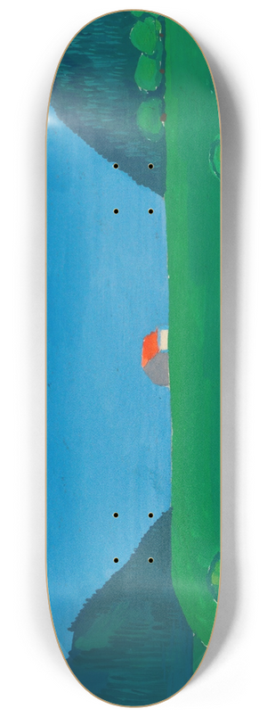 Karl Wiener - Landschaft 8.25 inch art skate deck