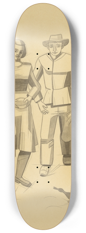 Karl Wiener - Lndliches Idyll 8.25 inch art skate deck