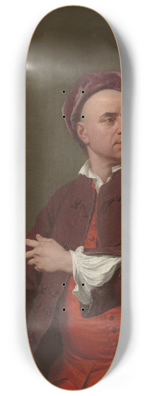 Andrea Soldi - John Michael Rysbrack Modelling His Terra-Cotta Statue of Hercules 8.25 inch art skate deck