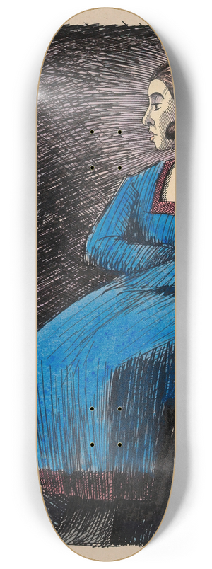 Karl Wiener - Melancholie 8.25 inch art skate deck